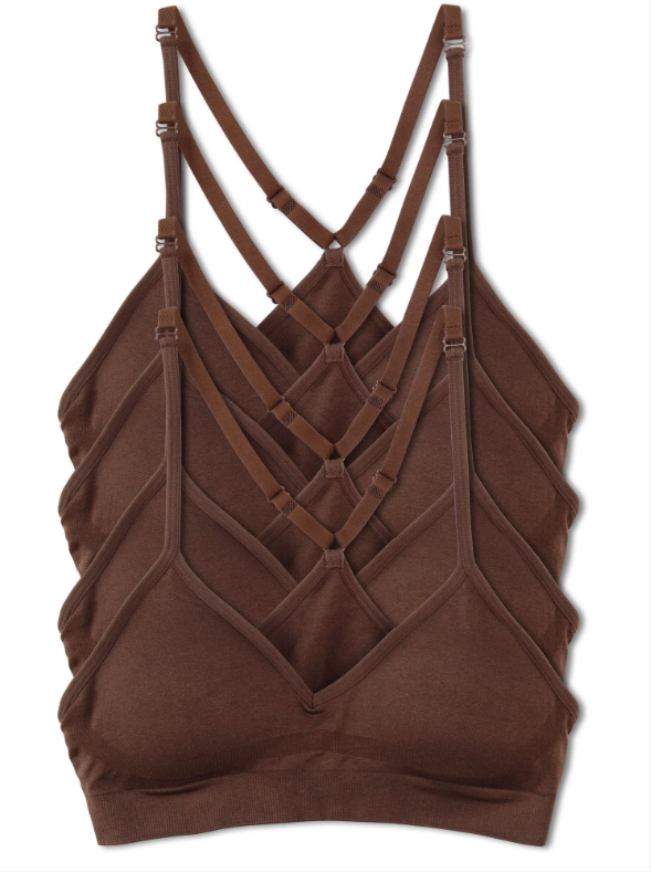 Four-piece set: Running vest, sports bra, V-neck, women's special.