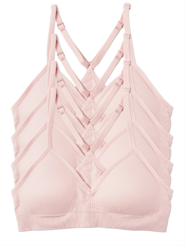 Four-piece set: Running vest, sports bra, V-neck, women's special.