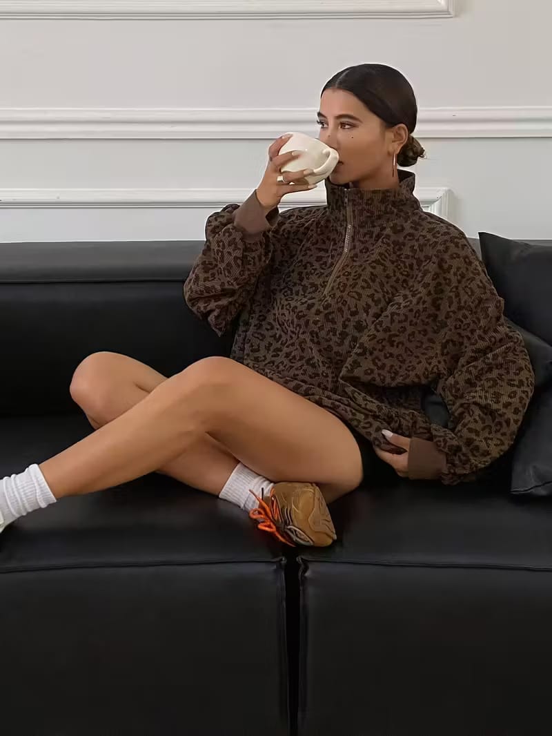 Bold Leopard Street Hoodie