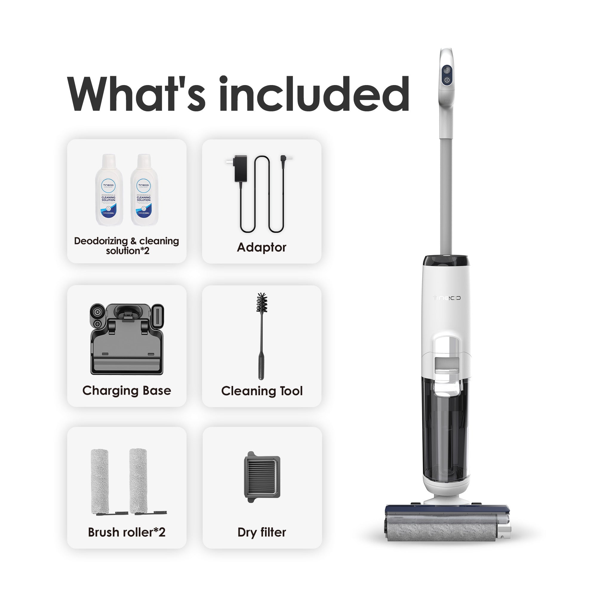 Tineco iFLOOR 5 Breeze Complete Cordless Wet Dry Vacuum Cleaner