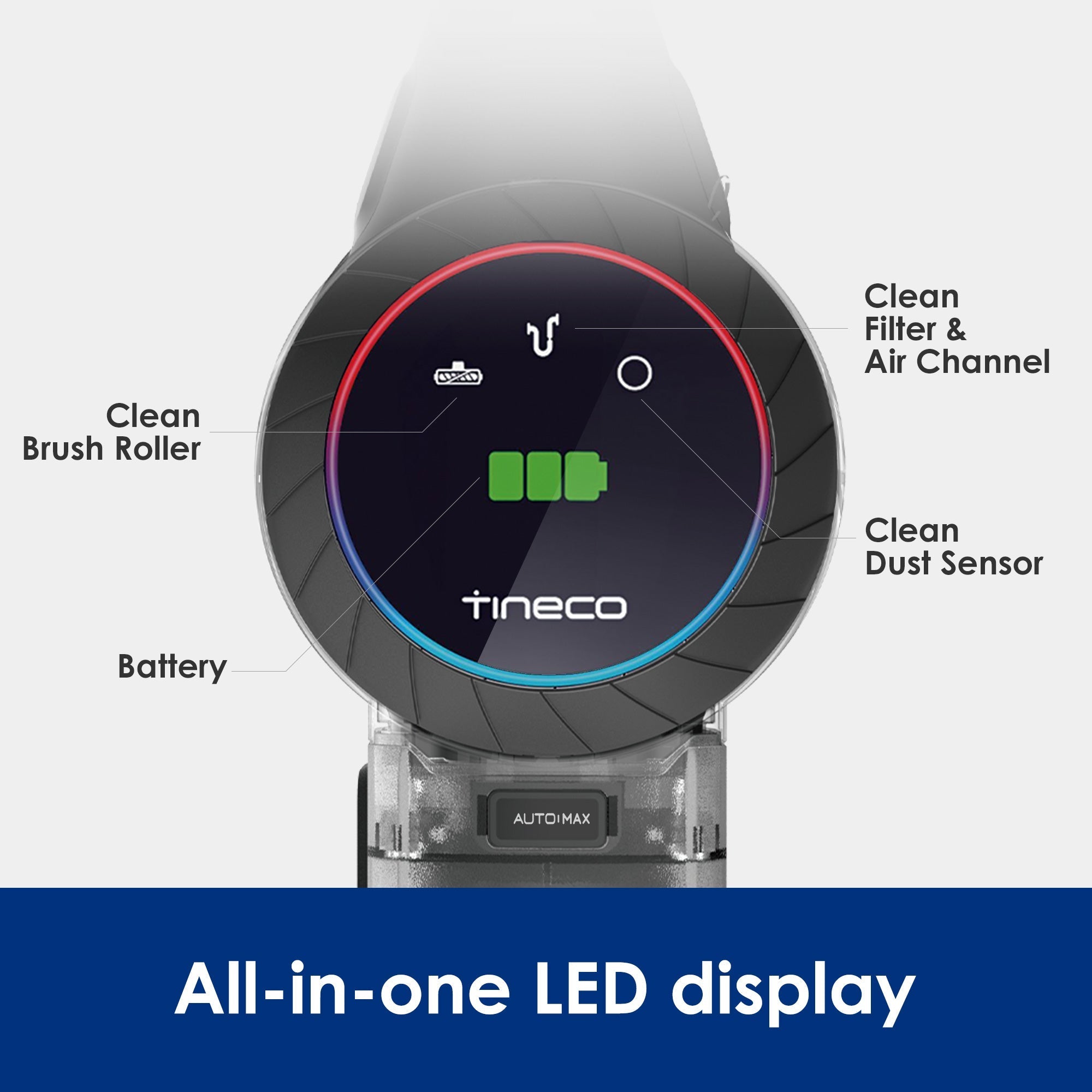 Tineco PURE ONE S11 Smart Stick/Handheld Cordless Vacuum Cleaner